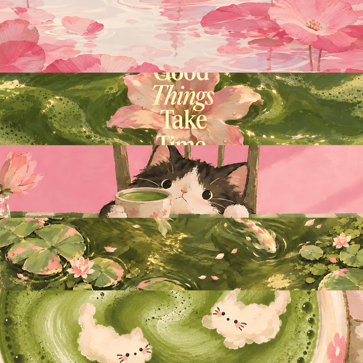 Pink matcha, 1 of 2