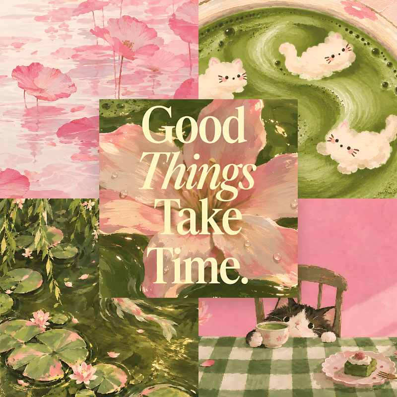 Pink matcha, 2 of 2