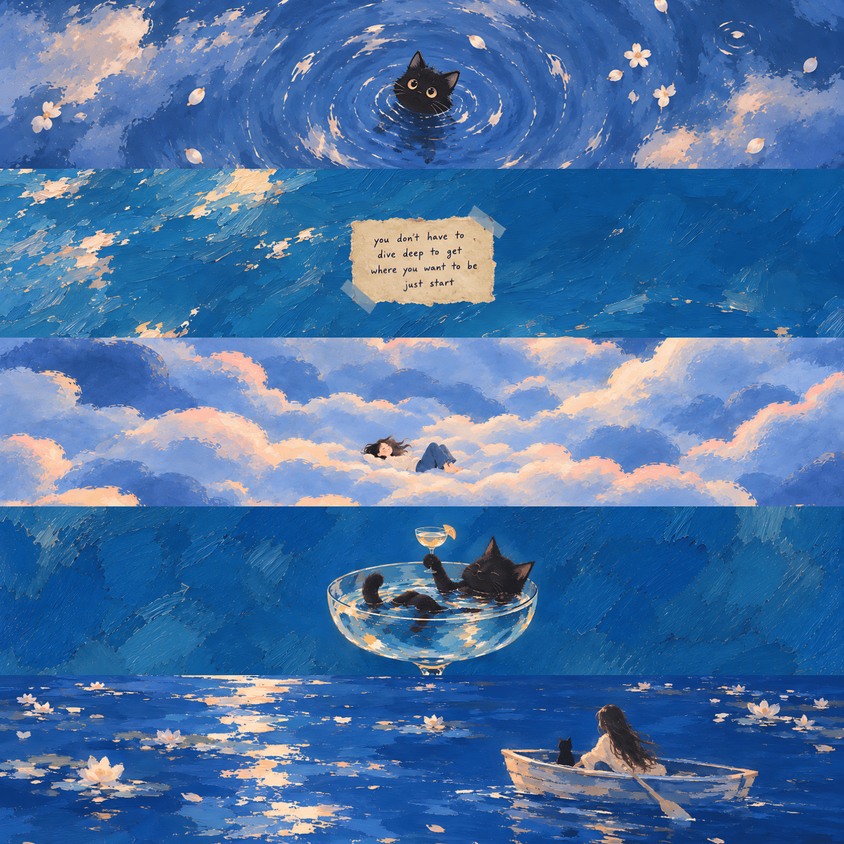 Quiet blue, 1 of 2