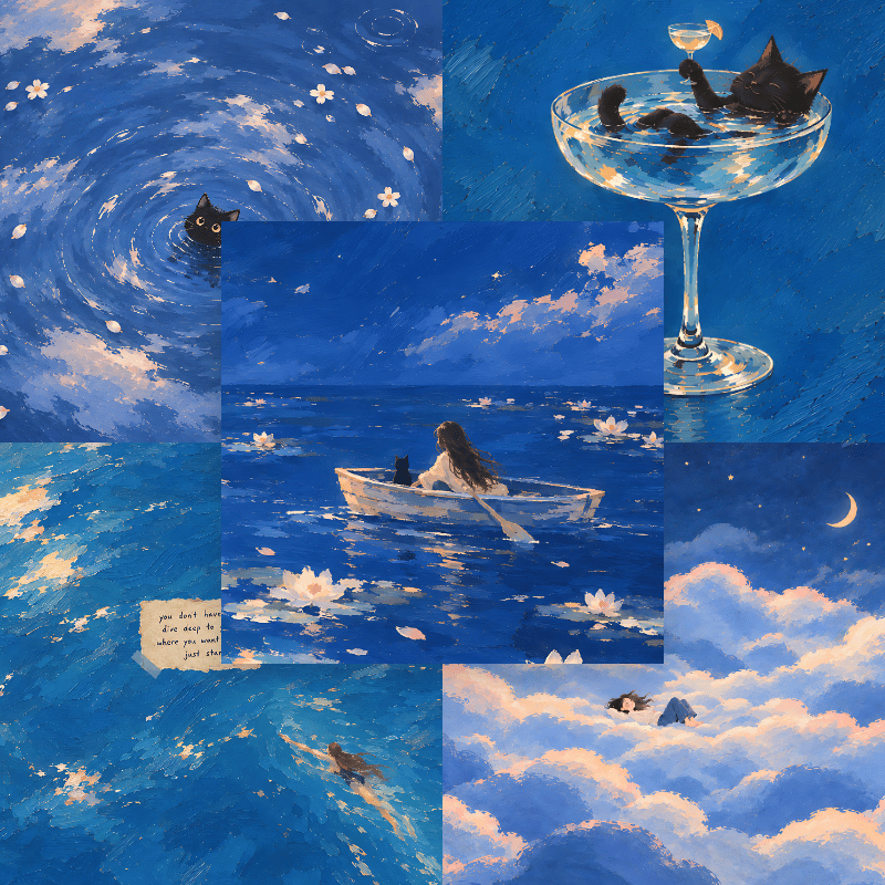 Quiet blue, 2 of 2